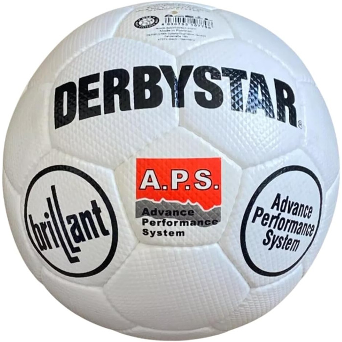 Професійний футбольний м'яч Derbystar Brilliant APS Retro, розмір 5, для змагань