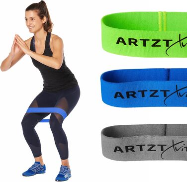 Текстиль ARTZT vitality Theraband Loop Фітнес-гумка 3 Сильні сторони