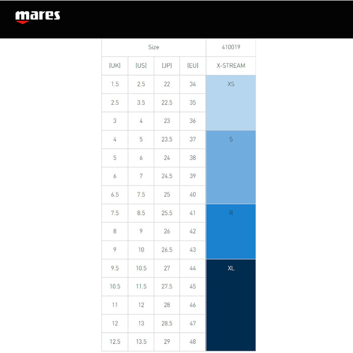 Ласти Mares X-Stream BN жовті унісекс XS дорослі