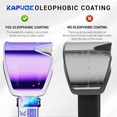 Окуляри KAPVOE OTG UV Захист Магнітна система Anti-Fog A05-Purple