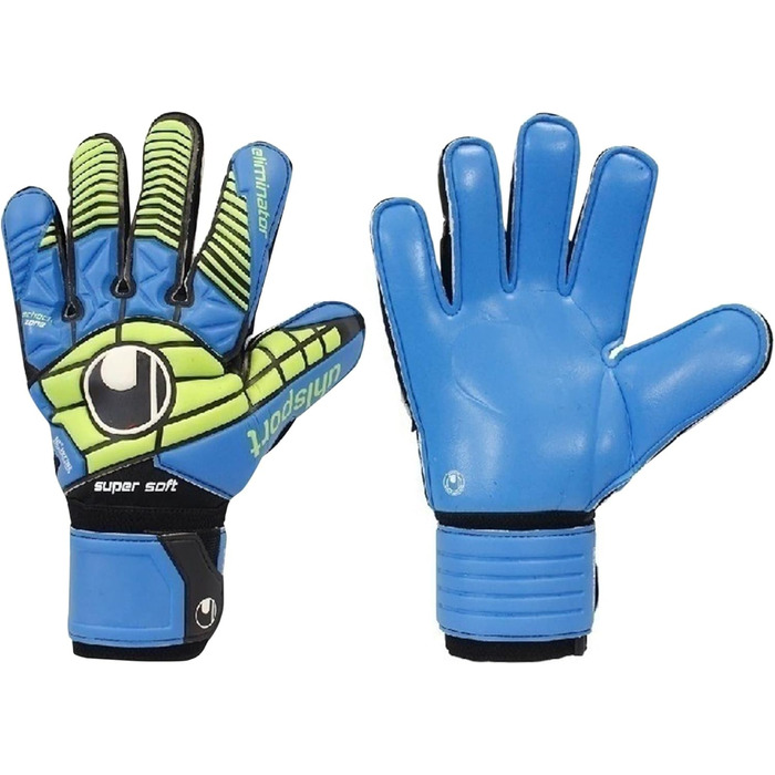 Рукавички Uhlsport ELIMINATOR SUPERSOFT 10.0 Чорний/Синій/Зелений