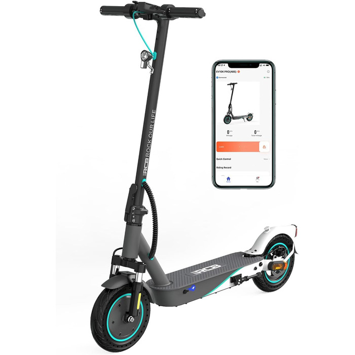 Вт 23-40 км складний ABE APP чорний 85F/EV10K PRO E-Scooter 400