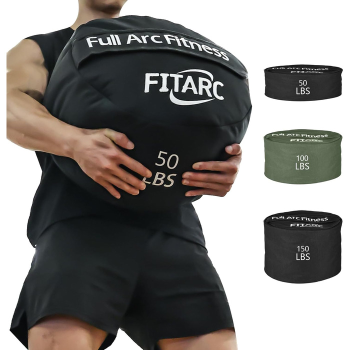 Тренувальний мішок Fitarc Sandbag 50 фунтів (без піску, чорний)