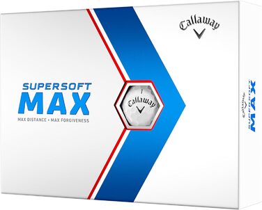 М'ячі Callaway Supersoft Max для гольфу, 12 шт.