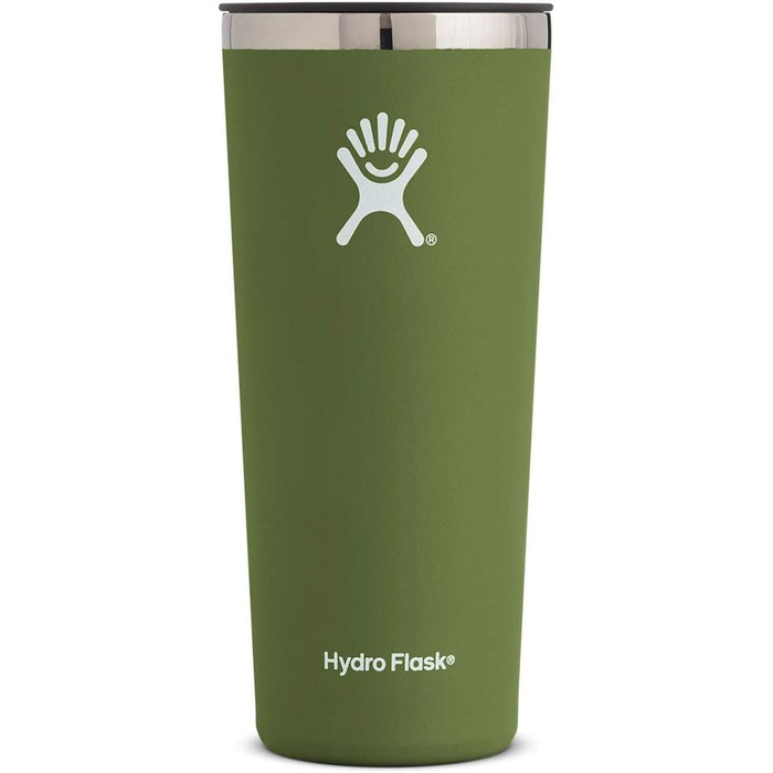 Термочашка Hydro Flask 650 мл з нержавіючої сталі, вакуумна ізоляція, BPA-free кришка, олива, для напоїв