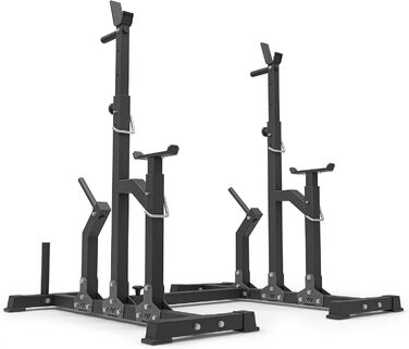 Універсальна стійка для штанги Marbo Sport MS-S104, регульована висота, з фіксацією, для спортзалу, два варіанти