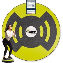 Балансувальна дошка MFT Challenge Disc Classic з дерева, антиковзка, для тренування рівноваги, зміцнення м'язів і координації, підходить для всіх вікових груп, вироблено в Австрії