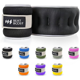 Утяжувачі на щиколотку та зап'ястя BeatBoost 2 шт, 4,5 кг, для жінок і чоловіків, регульовані ремені, для ходьби, пілатесу, тренувань, фітнесу, аеробіки