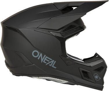 Мотокросовий шолом O'NEAL 3SRS Youth SOLID V.24 для підлітків, ABS, вентиляція, чорний