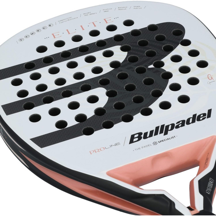 Ракетка Bullpadel Elite W 24 Padel чорно-біла