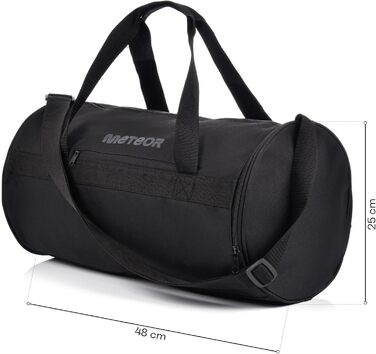 Сумка спортивна Meteor 25L - дорожня для хлопчиків (48x25x25 см)