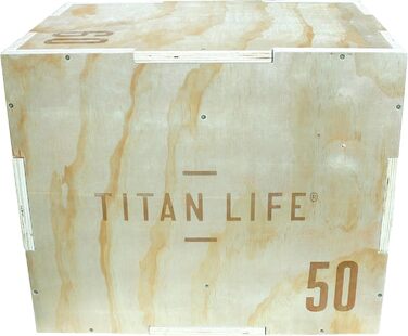 Коробки TITAN LIFE PRO Plyo, дерево, коричневі, один розмір