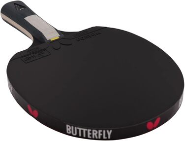 Настільна ракетка Butterfly Dimitrij Ovtcharov Diamond, червоно-чорно-біла, професійна