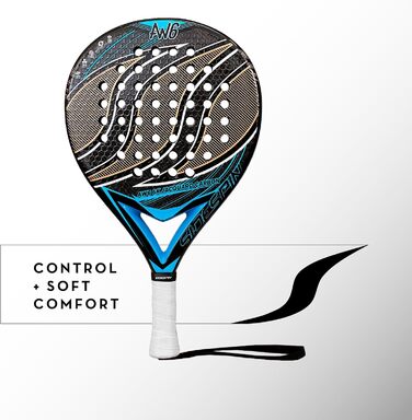 Ракетка SideSpin AW6GOLD Padel, Full Carbon, Контроль, Унісекс, Золото