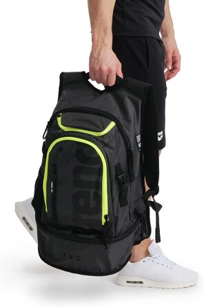 Рюкзак ARENA Unisex Fastpack 3.0 (1 упаковка) NS Darksmoke-neonyellow