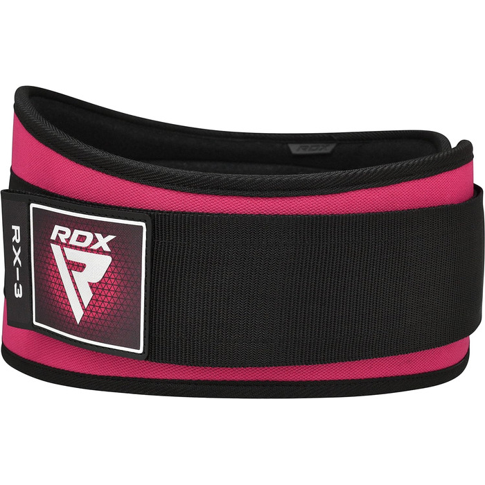 RDX 6.5 Тренувальні пояси Powerlifting Powerlifting Belt (PINK, L)