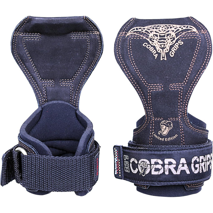 Рукавички Cobra Grips V2 Lifting Grips (Pro чорна шкіра)