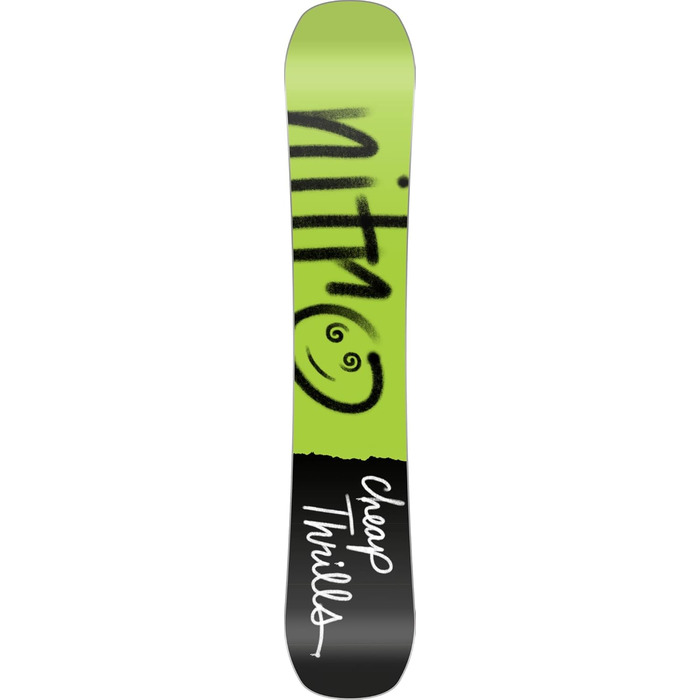 Чоловічі сноуборди Nitro Cheap Thrills 23 All Mountain Urban Freestyle Twin Board Wide (157, багатокольорові)