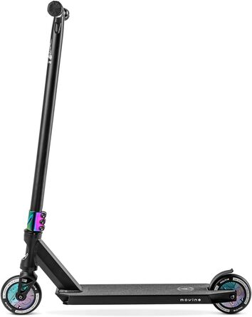 Трюковий самокат Трюковий самокат Kickscooter Професійний фрістайл Скутер Trick Scooter ABEC 9 Кульковий підшипник IHC 110 мм Колеса з навантаженням 100 кг Для дітей від 8 років і дорослих Neochrome Black