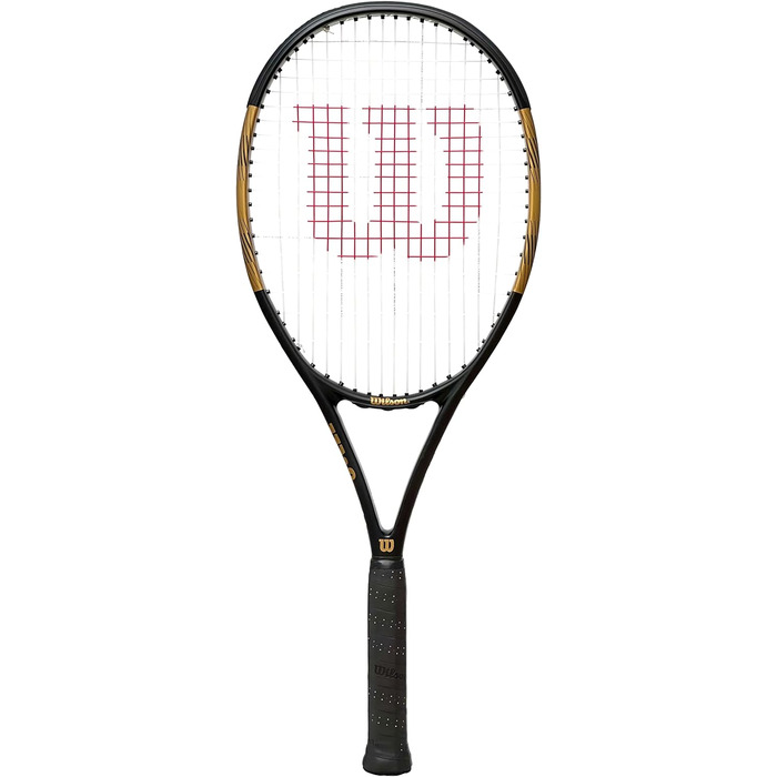 Ракетка для дорослих Wilson Serena Elite 103, чорна/золота ручка 1 (4 1/8')