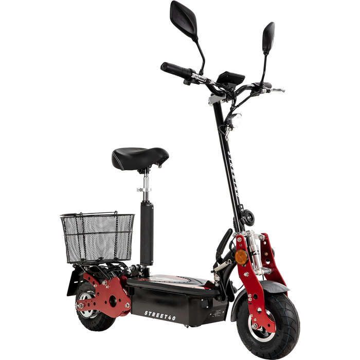 Електросамокат E-Scooter 40, 800 Вт, 30 км запас, вулиця легальна