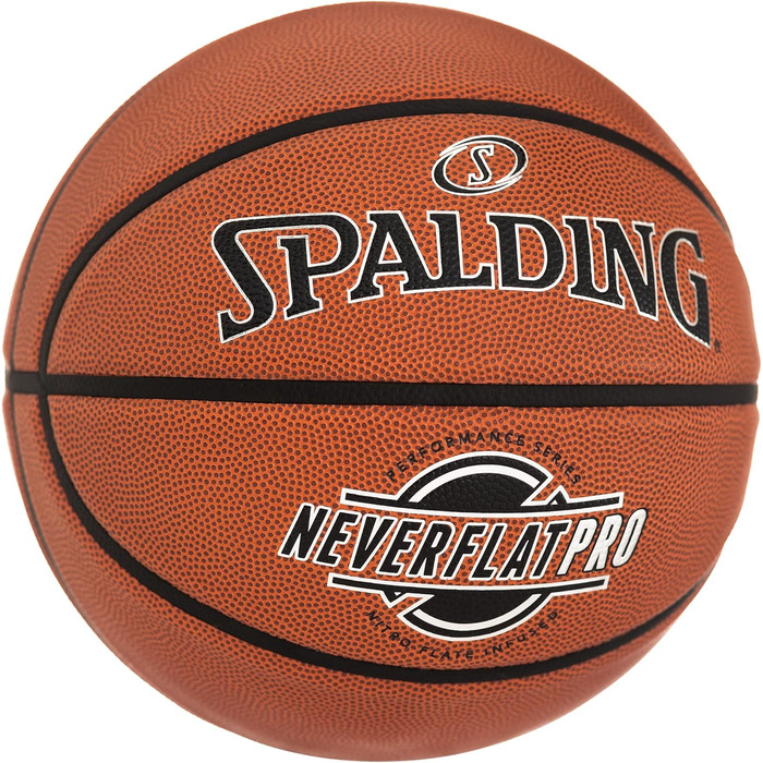 Баскетбольний м'яч Spalding NeverFlat Pro для приміщень і вулиці версія 2022 офіційний розмір 7, 29.5'