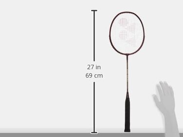 Ракетка для бадмінтону Yonex GR 303 темно-червона алюміній повне покриття