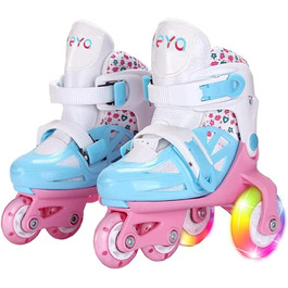 Роликові ковзани Sumeber Inline Kid Boys Girls Roller Skates Outdoor/Indoor (сині, XS (27-30))