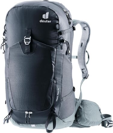 Чоловічий туристичний рюкзак Deuter Trail Pro 33 л, для альпінізму та походів, чорний