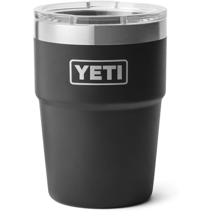 Кружка YETI Rambler з кришкою Magslider, чорна, 16 унцій (475 мл)