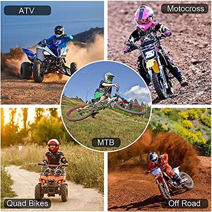 Мотокросовий шолом MTB DOT для дітей, підлітків і дорослих з окулярами, рукавичками та захистом для обличчя для мотокросу, оффроуд мотоцикла