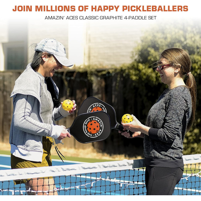 Набір Aces Signature Pickleball графітове обличчя полімерні стільники COR