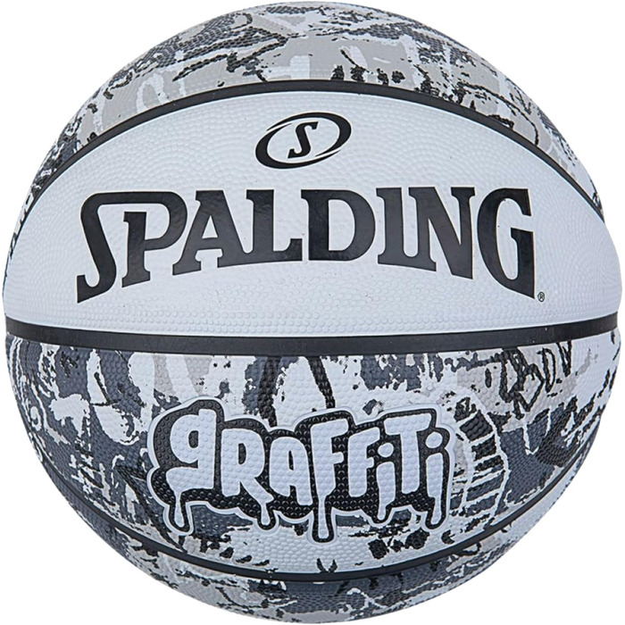 Баскетбольні м'ячі Spalding Унісекс-Дорослі (7, сірий)