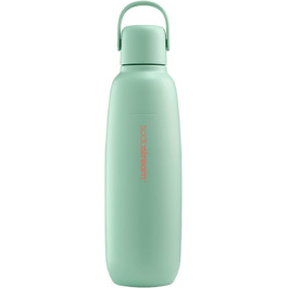 Металева пляшка SodaStream Fizz&go COOL 0,9 л, м'ятна, сумісна з Duo, E-Duo, Terra, для газованої води, тримає температуру до 12 годин, можна мити в посудомийці, BPA Free
