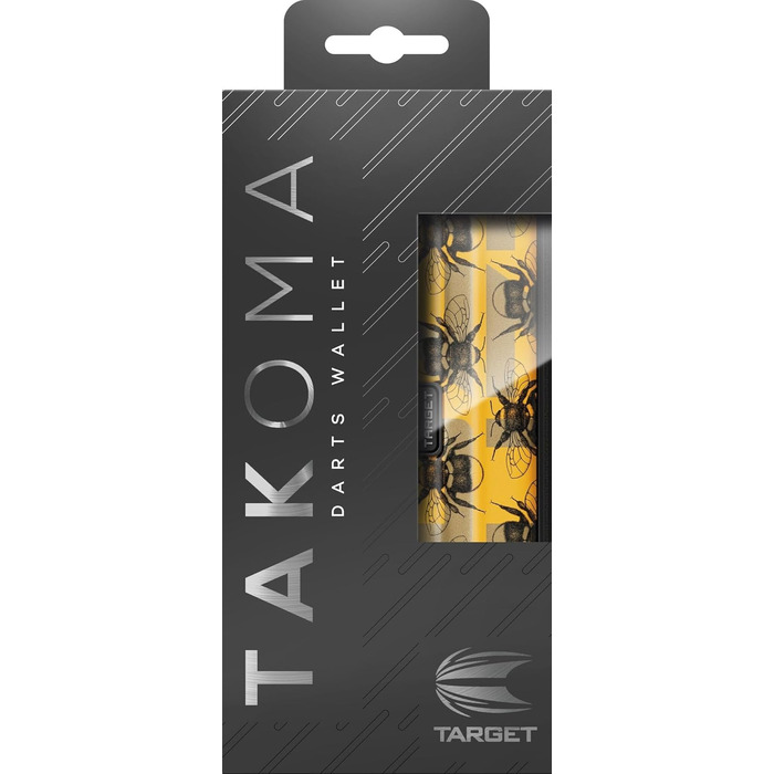 Кейс для дартсу Target ENTO Takoma Buzz, жовтий, EVA, для 3 зібраних дротиків та аксесуарів