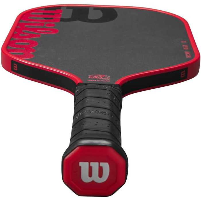 Весло для піклболу серії WILSON Blaze, розмір рукоятки 6,4 см, чорний/червоний (Blaze, чорний / червоний)