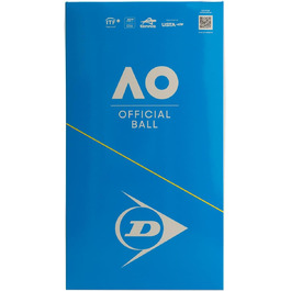 Тенісні м'ячі DUNLOP Australian Open для ґрунту, хардкорту та трави, 2 набори по 4 шт.