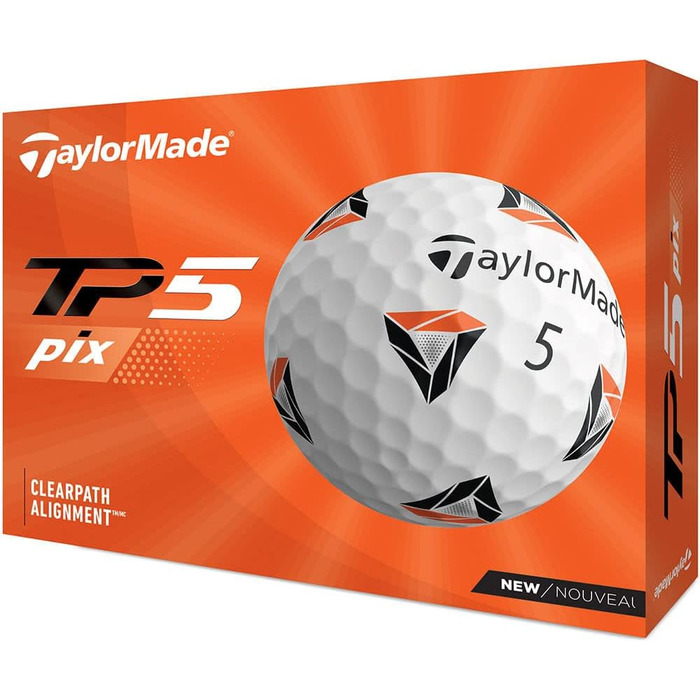 М'ячі для гольфу TaylorMade TP5 Pix 2.0