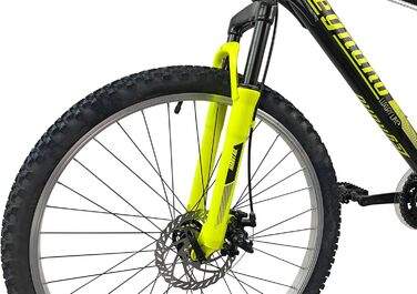 Чоловічий MTB Legnano 26 чорний/жовтий матовий, 46