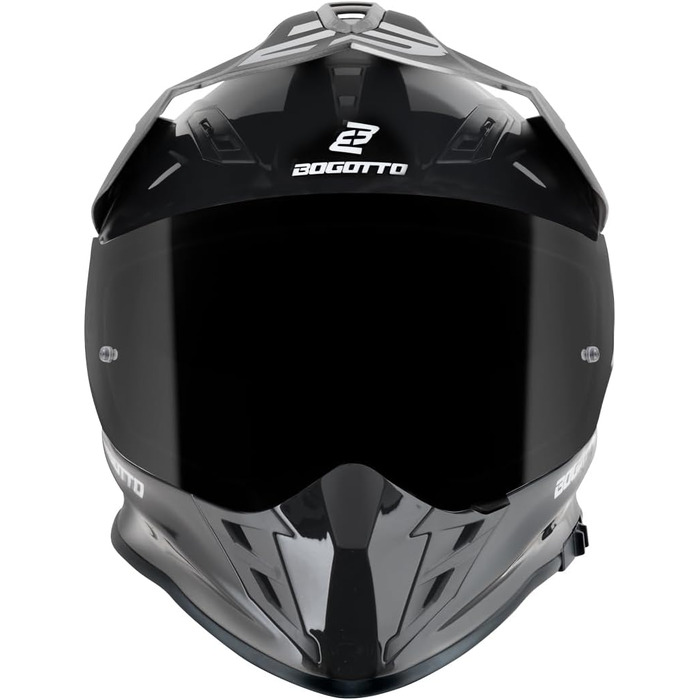 Шолом для ендуро Bogotto V331 XS чорний, мотошолом