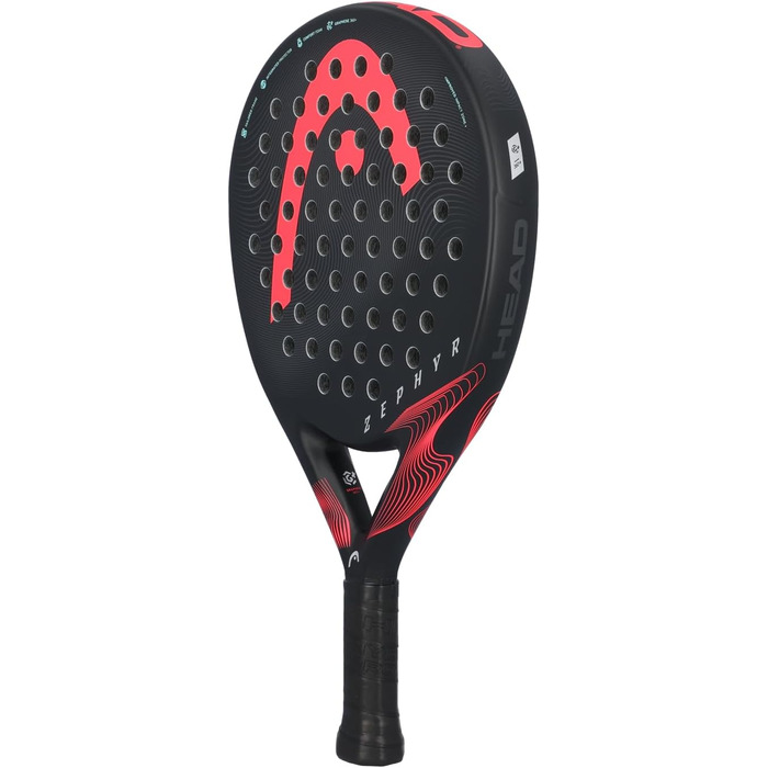 Ракетка HEAD Zephyr Padel One size Чорна/Рожева