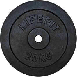 Пластини LIFEFIT, 20 кг, чорні