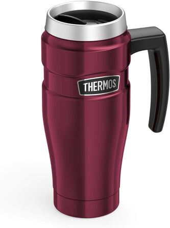 Термокружка Thermos GTB Stainless King 470 мл, малинова, нержавіюча сталь, для подорожей