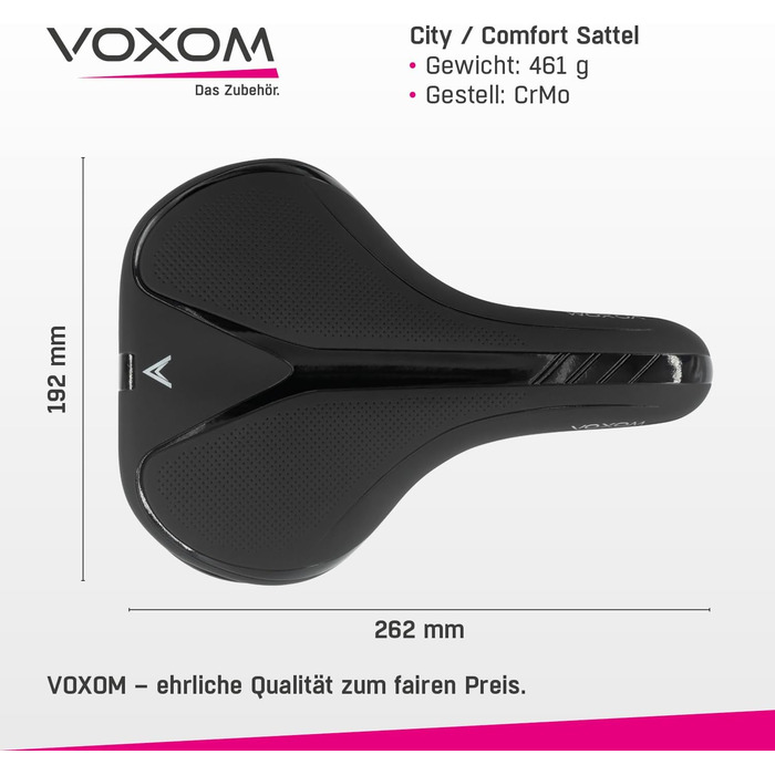 Сідло Voxom Sa1, чорне, One Size