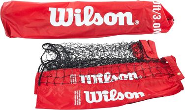 Wilson Tennis Net (NS, Red/Black)