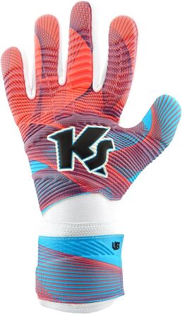 Дитячі воротарські рукавички KEEPERsport Varan8 Zone NC без захисту пальців, футбольні рукавички для дітей, 3мм латекс Claw, з манжетою