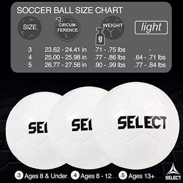 Футбольний м'яч SELECT Club DB, для тренувань і матчів