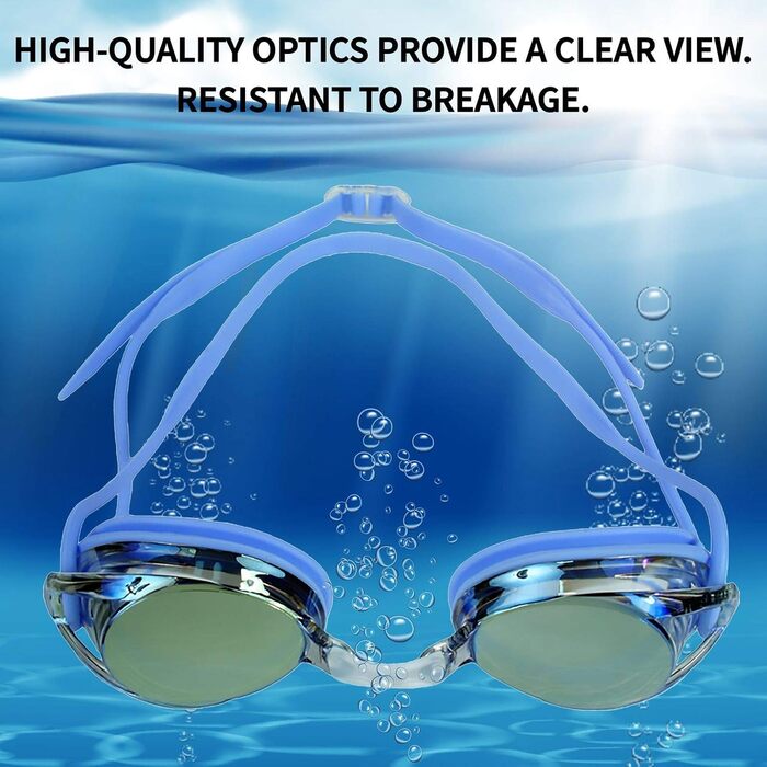 Дитячі змагання окуляри для плавання Water Gear Metallic Vision, антизапотіваючі, фіолетові