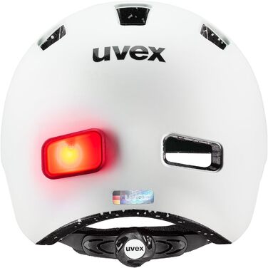 Велошолом Uvex City 4 для міста з LED-ліхтарем, легкий, для жінок і чоловіків, регульований розмір