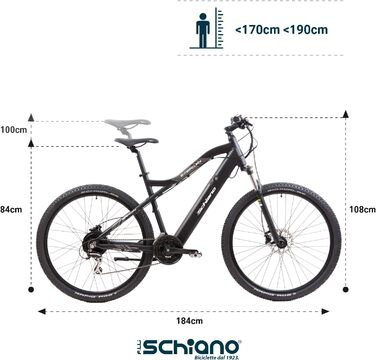 Електровелосипед  29 E-Bike MTB Для дорослих з аксесуарами та РК-дисплеєм"